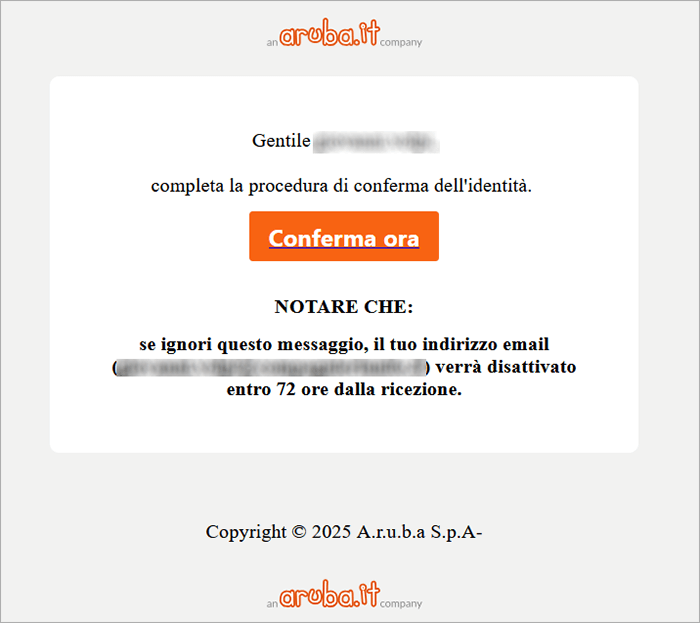 contenuto email