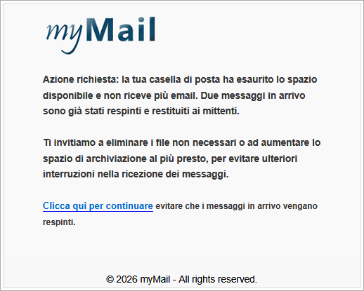contenuto email