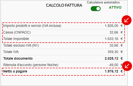 Avviso di verifica degli importi delle rate
