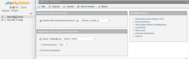 Come migrare il MySQL dalla piattaforma standard al database associato a Hosting WordPress Gestito o Hosting WooCommerce Gestito