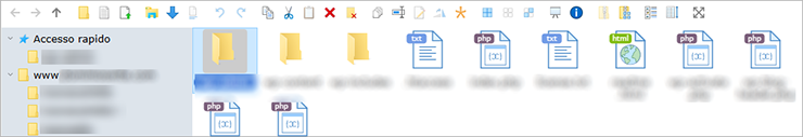 filemanager accesso rapido