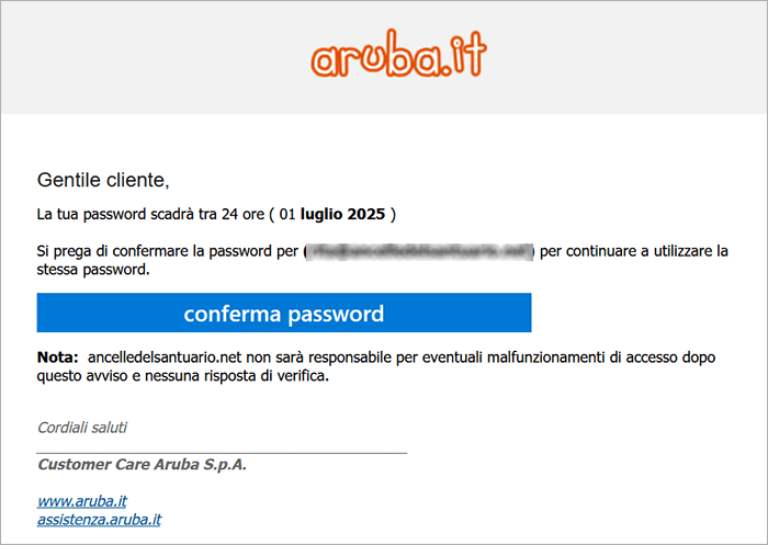 contenuto email