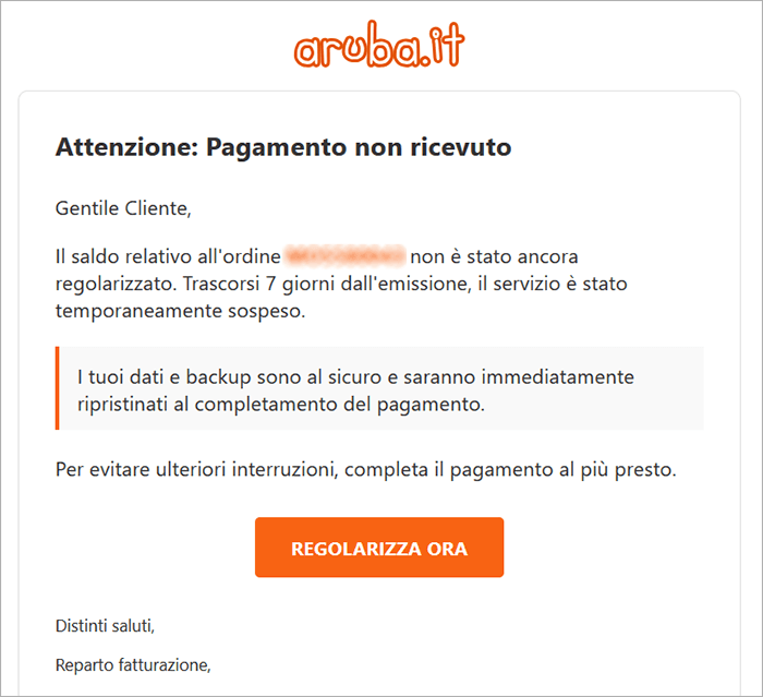 contenuto email